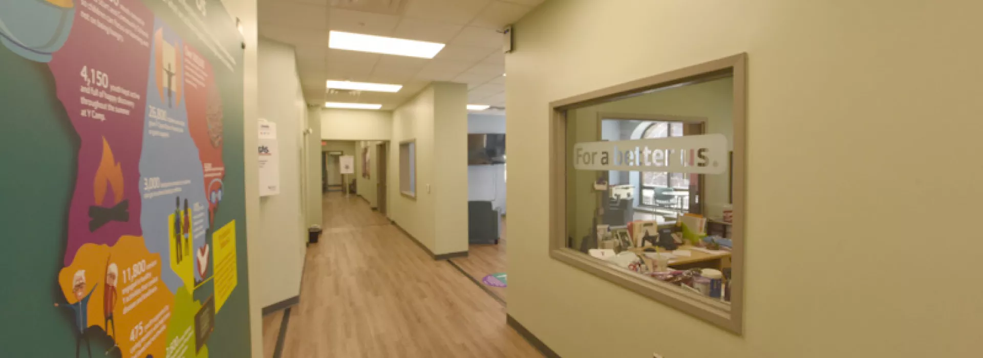 Druid Hill Y hallway